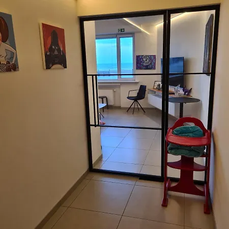 Frontaal Gelijkvloers Seaview 80m² 2 Slp Apartamento *