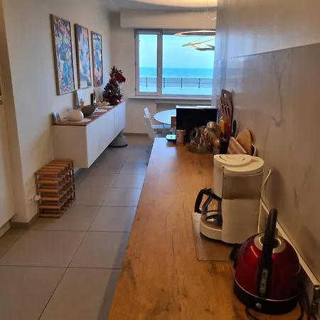 Frontaal Gelijkvloers Seaview 80m² 2 Slp Ostend