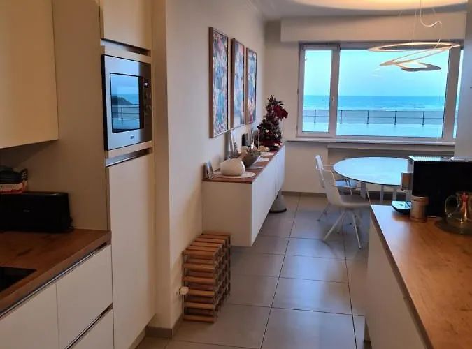 Frontaal Gelijkvloers Seaview 80m² 2 Slp * Ostend