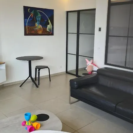 Frontaal Gelijkvloers Seaview 80m² 2 Slp דירה אוסטנדה